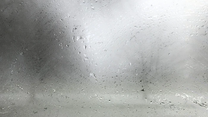 frosted glass grey window condensation fog water black and white 2k 4k