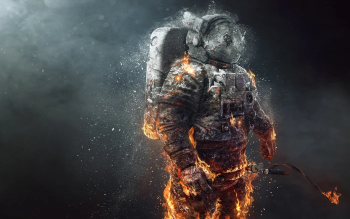 Frozen Astronaut HD 2k