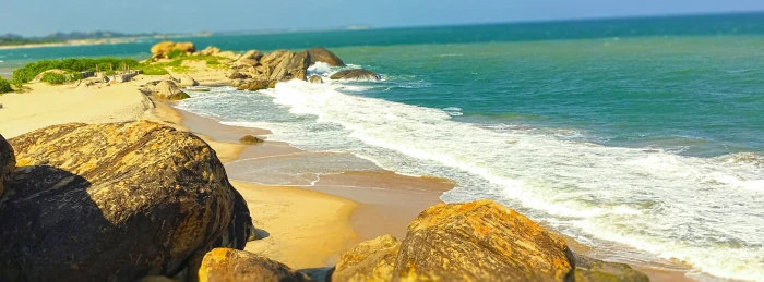 Sri Lanka nature beach waves sea rock photography multiple display 2k 4k