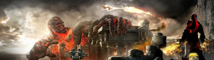 titan god of war chariots kratos Video Games God War HD Art 2k 4k