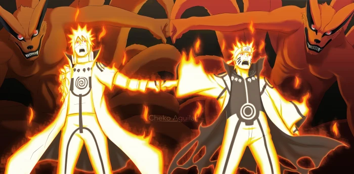 Anime Naruto Kurama Minato Namikaze Uzumaki 2k 4k 5k