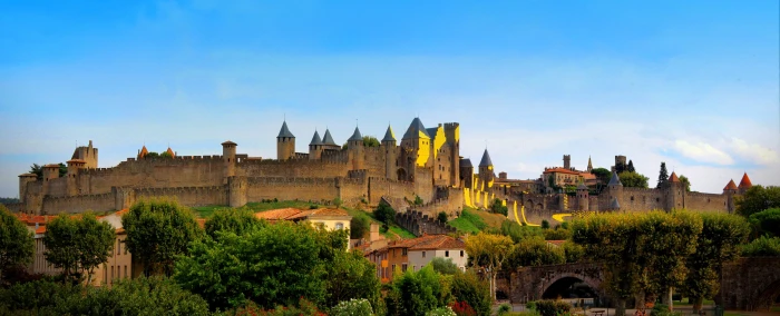 Carcassonne Medieval Citadel France The Largest Fortified City in Europe 2k 4k