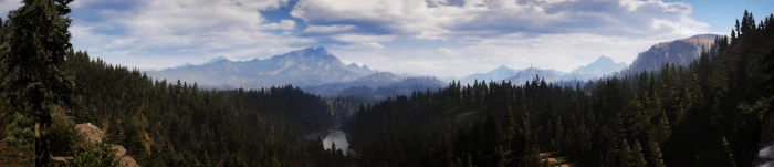 Far Cry 5 games art landscape nature mountain panoramic 2k 4k 5k