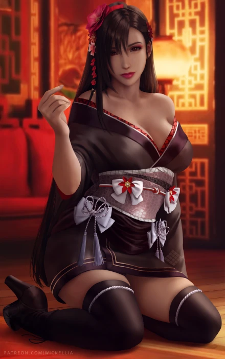 illustration artwork digital art fan Wickellia video games 2k 4k