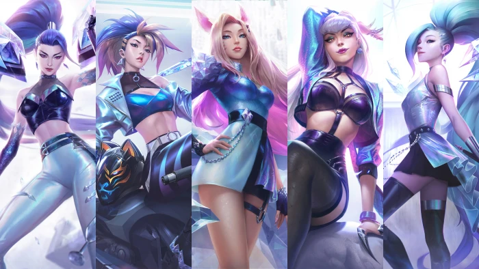 K DA kda Seraphine League of Legends Evelynn 2k 4k