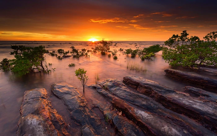 Mindil Beach Sunset Markets In The Central District Darwin Australia Landscape Hd Wallpaper 2k 4k