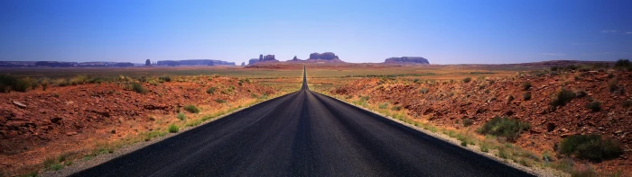 mountains roads panorama multiscreen badlands savanah Nature Mountains HD Art 2k 4k