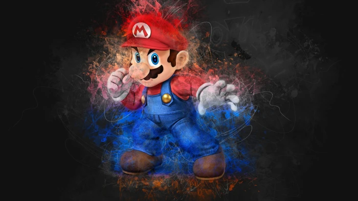 Super Mario artwork 2k 4k
