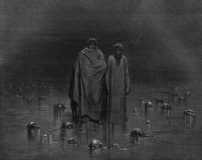 two men illustrations The Divine Comedy Dante s Inferno Gustave Dor 2k