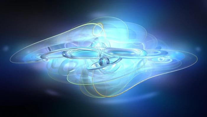 blue abstract art digital glow abstraction glowing 2k 4k 5k 8k