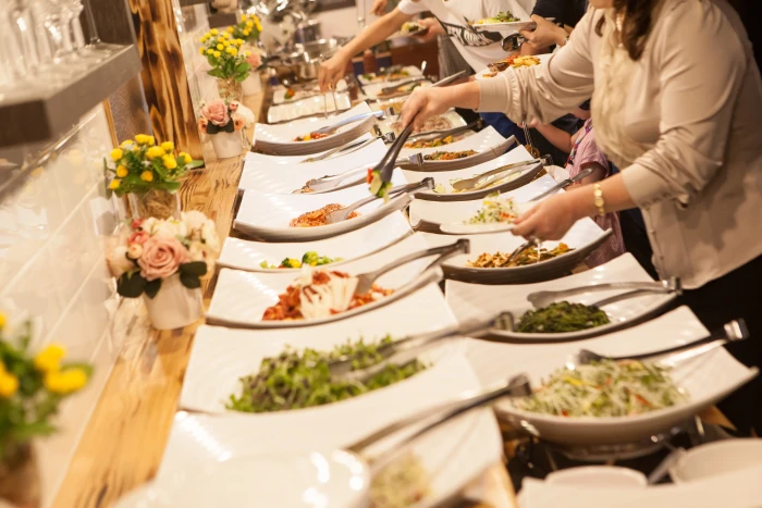 buffet korean food birthday wedding ceremony reception 2k 4k 5k
