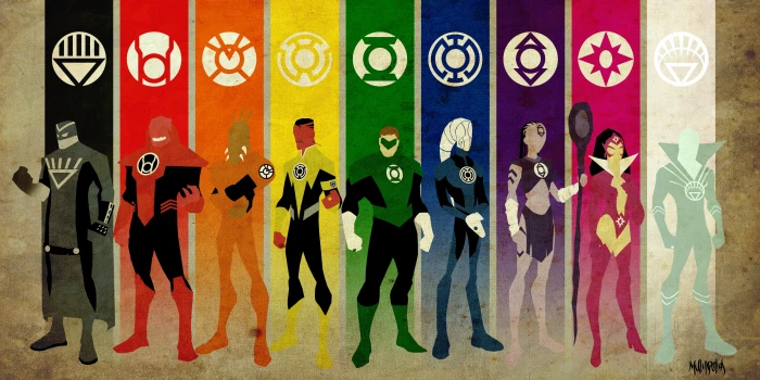 DC heroes digital wallpaper Comics superhero Green Lantern 2k 4k