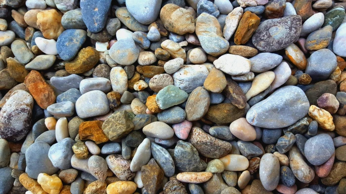 photo of assorted color stones rock nature sky mountain summer 2k 4k