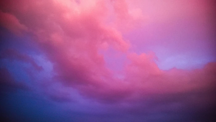 pink and blue sky clouds nature noise violet simple cloud 2k 4k