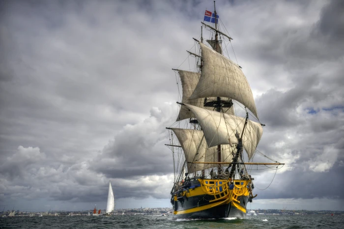 Sail ship HD 2k 4k
