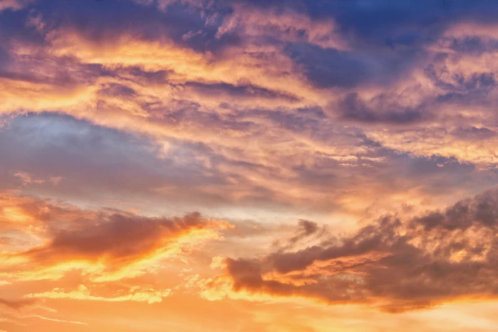 sky during golden hour sunset nature dawn dusk summer clouds 2k 4k 5k