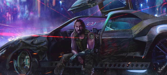 Video Game Cyberpunk Keanu Reeves 2k 4k