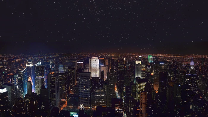 px Cityscape New York City night USA Nature Mountains HD Art 2k 4k