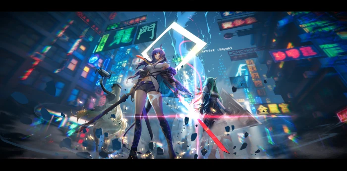 anime girls Arknights Chen Hoshiguma 2k 4k 5k
