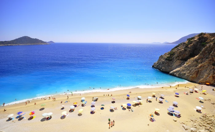 antalya t rkiye kaputa beach turquoise coast turkey blue 2k 4k