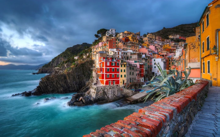 Magic Coast Manarola Town In Municipality Riomaggiore The Province Of La Spezia Northern Italy Hd Wallpapers For Desktop Mobile Phones And Laptop 2k 4k