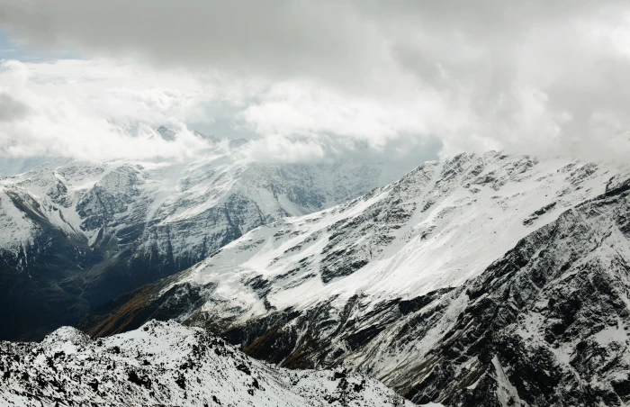 nature wallpaper landscape mountains Caucasus Mountains cold temperature 2k 4k