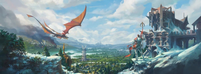 RuneScape Temple Knight Dragon game digital wallpaper Games 2k 4k 5k