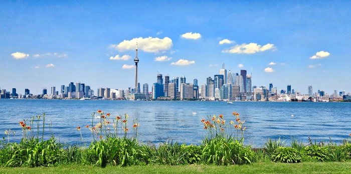 sea city landscape nature architecture buildings canada 2k 4k