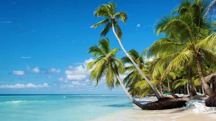 sky summertime tropical landscape beach exotic 2k 4k