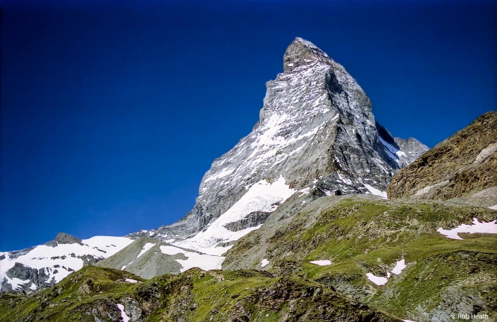 snow covered mountain switzerland rocks ridge 2k