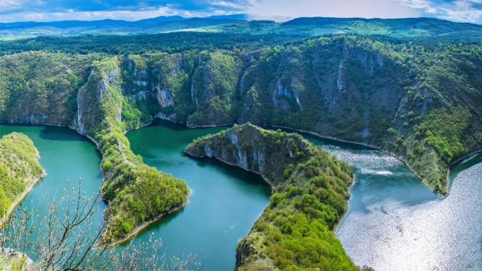 canyon uvac serbia gorge river special nature reserve 2k 4k