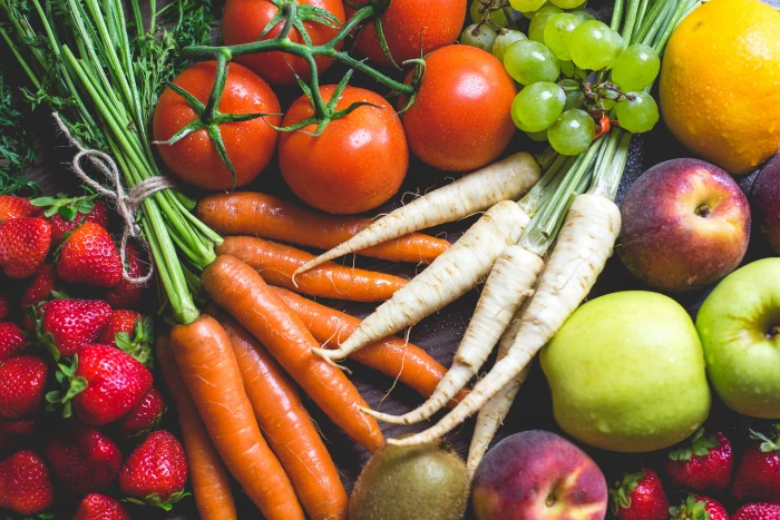 Fresh amp; Colorful Fruits and Vegetables apples carrots food 2k 4k
