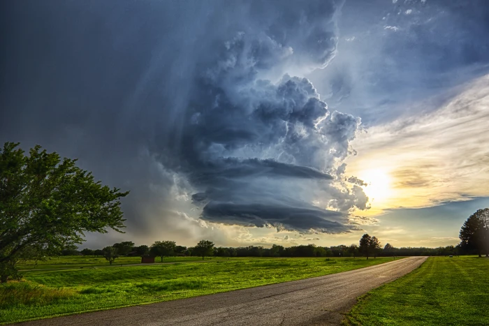 photo of cloudy sky and green grass field land Tornadic Weather 2k 4k