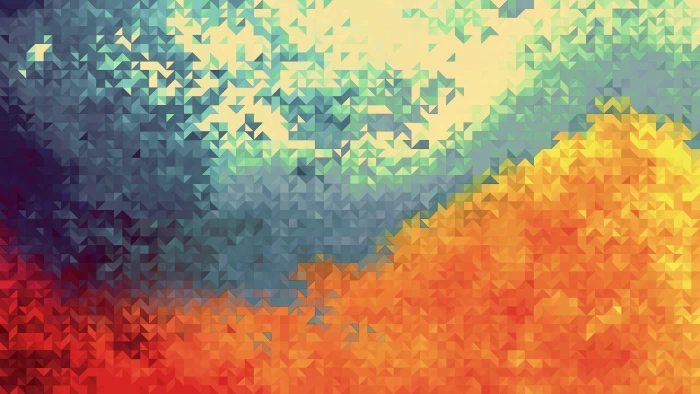pixel pattern geometry geometric art orange abstract 2k 4k 5k 8k