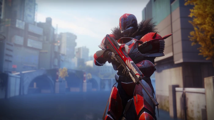 red and black robot illustration Destiny 2 screenshot 2k 4k 5k 8k