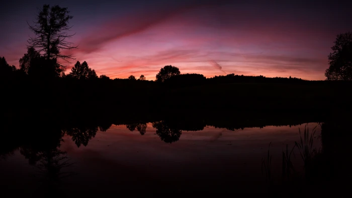 reflection sky nature water sunset dusk uhd evening 2k 4k 5k 8k