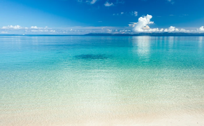 Seaside blue sea Travel Islands Earth Ocean Exotic Beach 2k 4k 5k