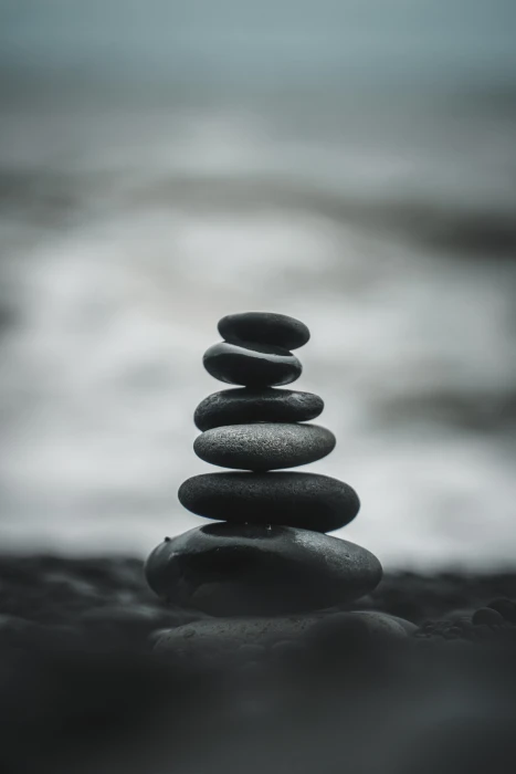 selective focus photography of pile decorative stones rock 2k 4k