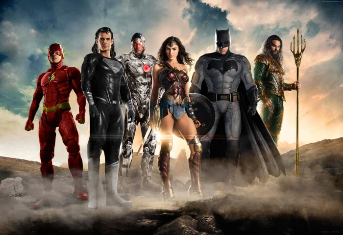 superhero superman Justice League Wonder woman batman group of people 2k 4k