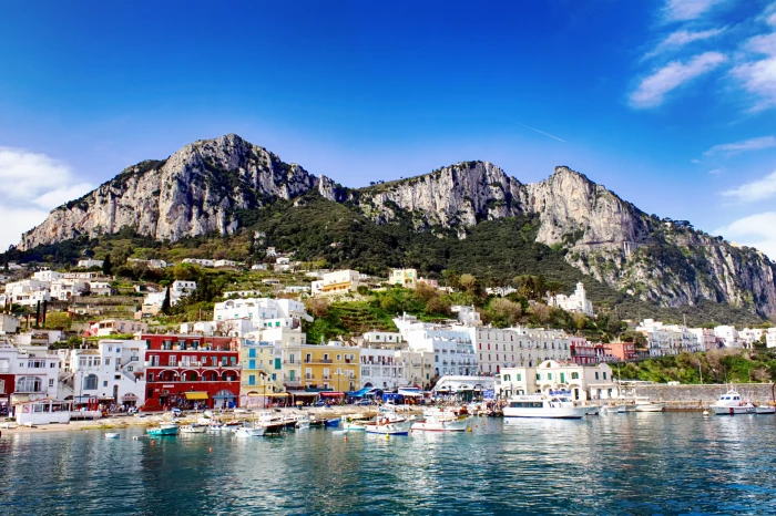 architectural photography of buildings italy capri sea island 2k 4k 5k