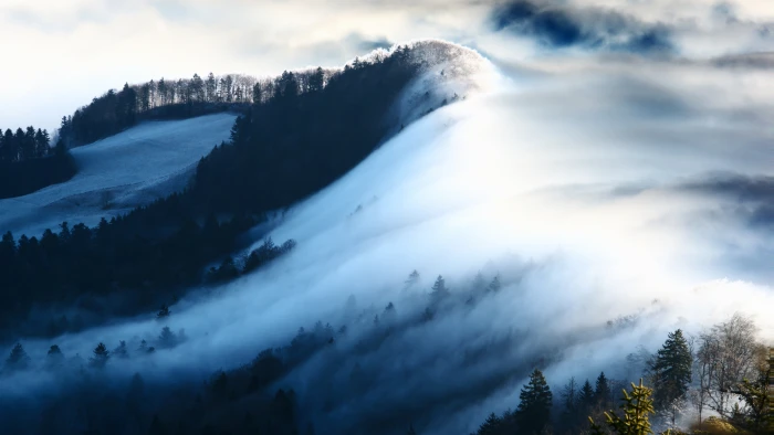 Foggy mountains 2k 4k 5k 8k