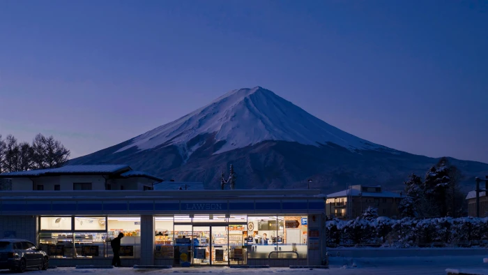 LoFi mountain top photography night Night and Dawn view 2k 4k 5k 8k