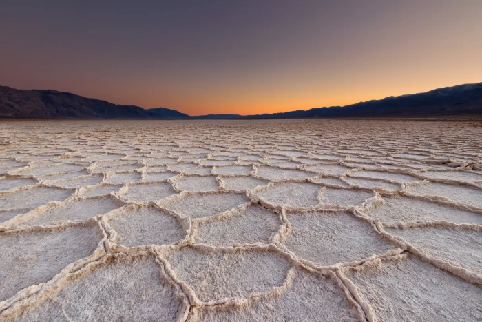 photo of dried ground during golden hour badwater basin death valley national park 2k 4k 5k