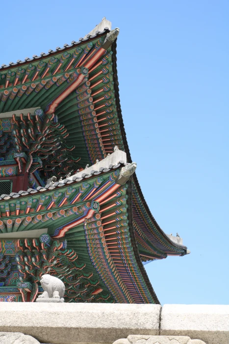 republic of korea seoul gyeongbok palace forbidden city 2k 4k
