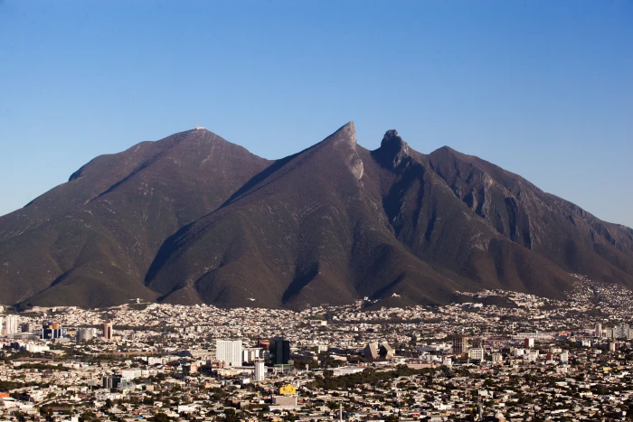 mexico monterrey nature mountain sunset town city building exterior 2k 4k 5k