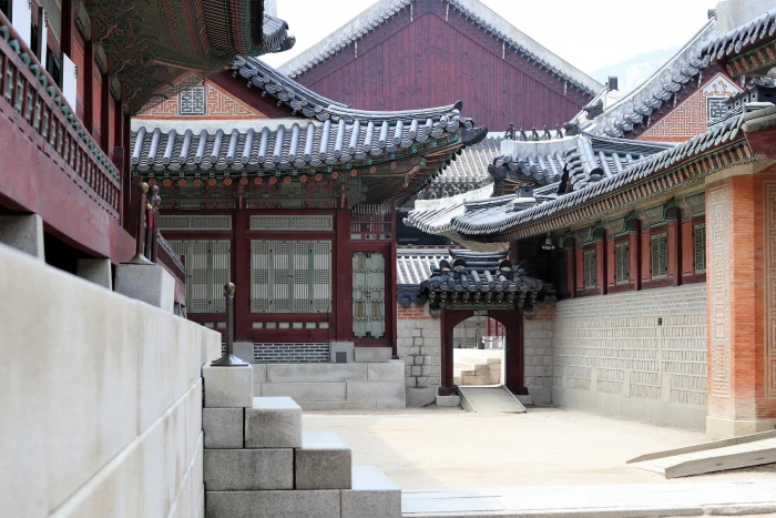 gyeongbok palace forbidden city korea traditional republic of 2k 4k 5k