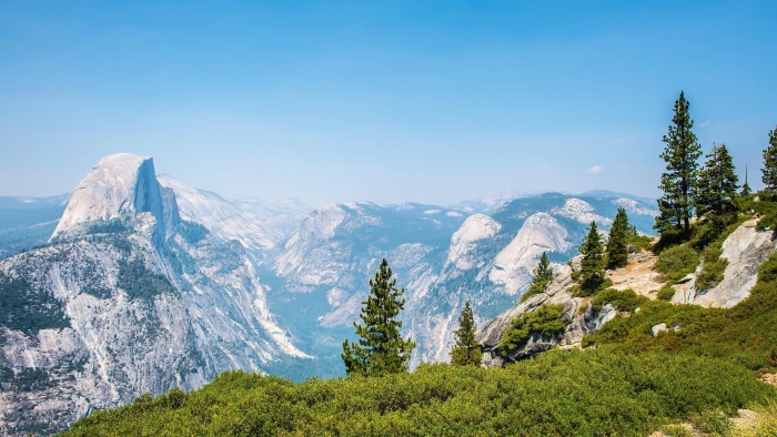 national park uhd viewpoint half dome glacier point 2k 4k 5k
