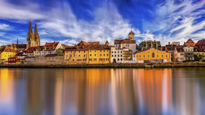Regensburg Germany river Danube 2k 4k 5k 8k