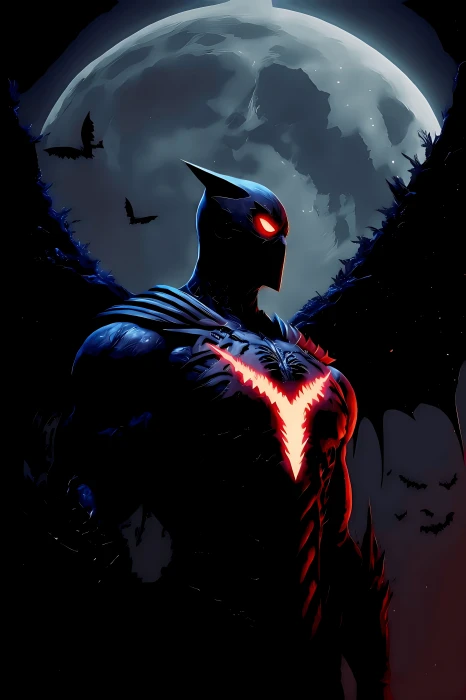 Batman Nightbringer amoled minimalism 2k