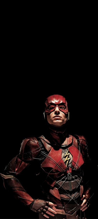 The Flash dc comic movie wallpaper superhero amoled mobile 2k